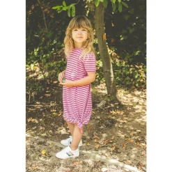 Akane-Stripe Dress | Orchid