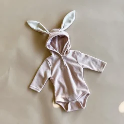 Bunny Baby Bodysuit | Blush