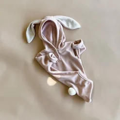 Bunny Baby Bodysuit | Blush