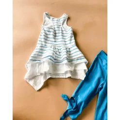 Etta-Stripe Tunic | Creme