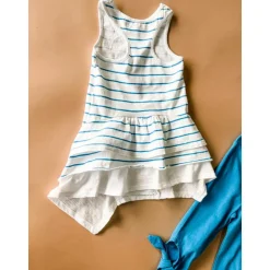 Etta-Stripe Tunic | Creme