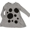 Sisley-Dot Faux Cashmere Dress